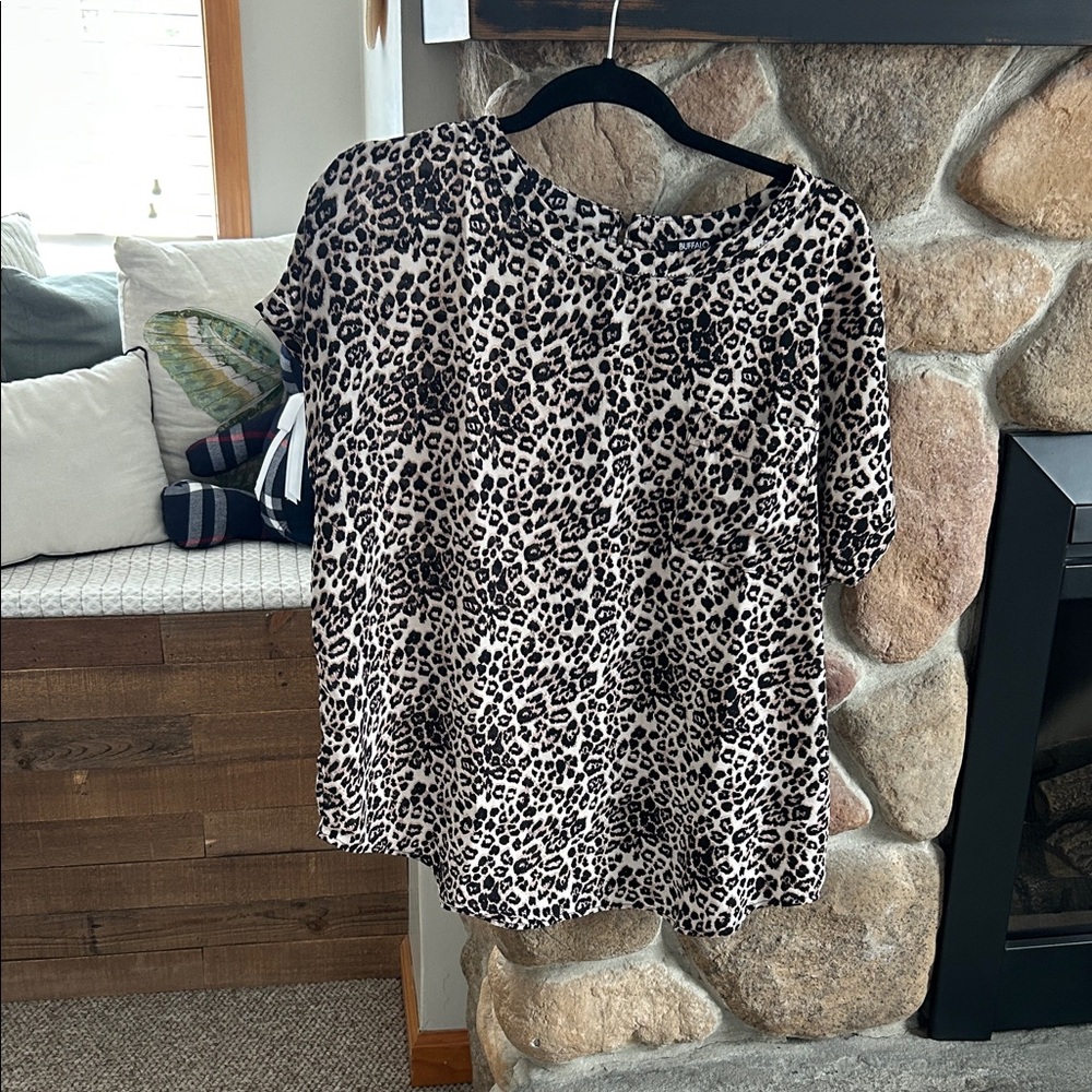 Leopard Print Women's Top